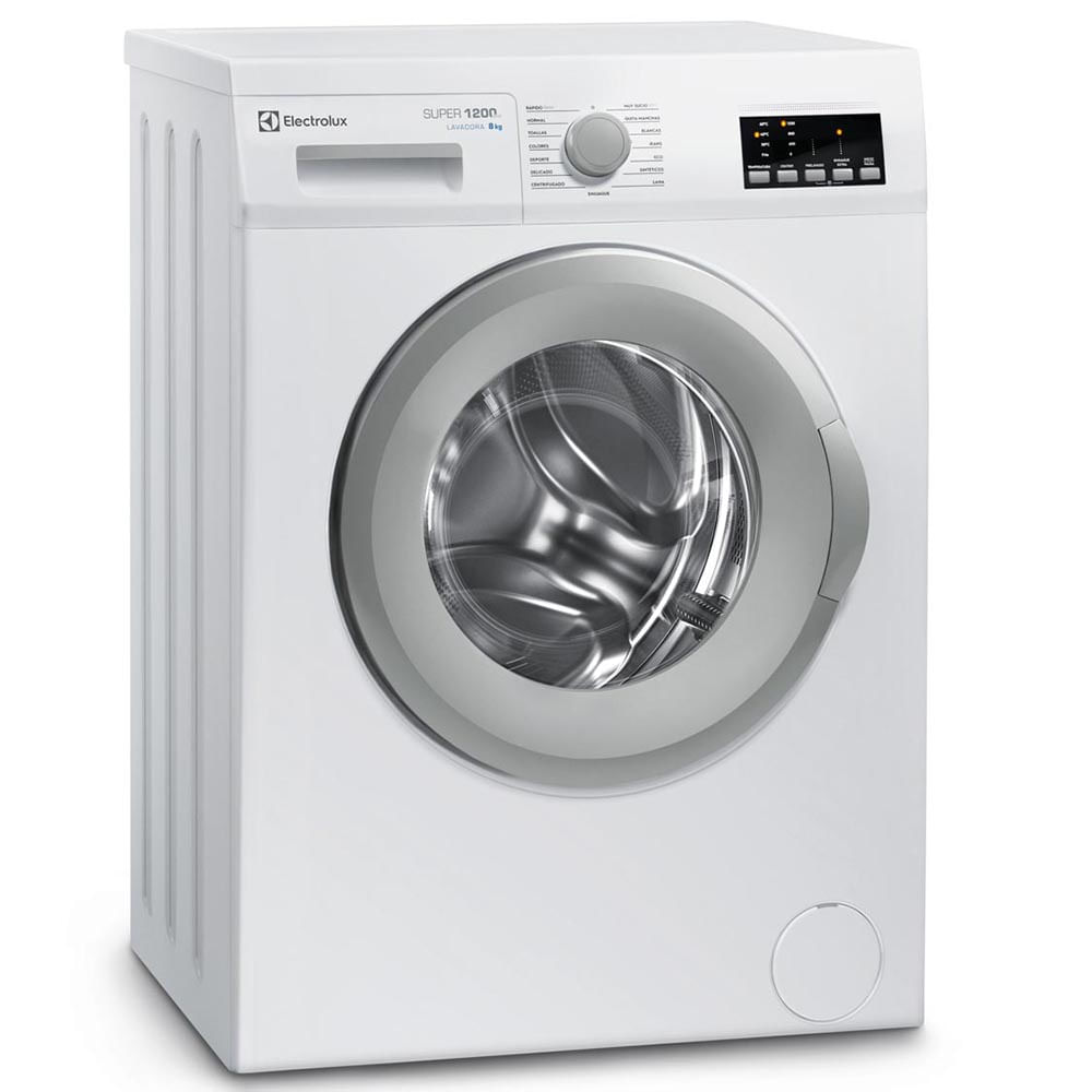 LAVARROPAS ELECTROLUX 8KG AGUA CALIENTE (EWFB08E5VSSW)