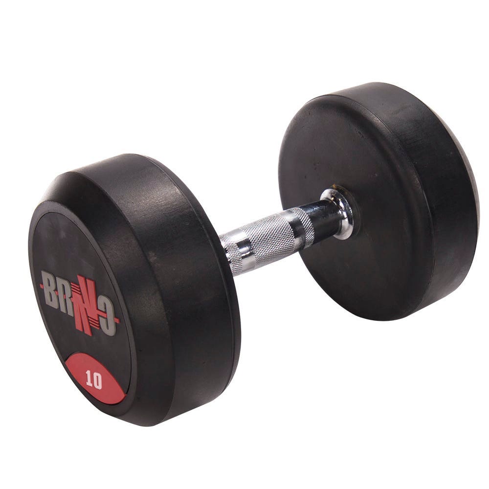 MANCUERNA CIRCULAR CUB GOMA BRAVO FITNESS 10 KG (AC2007)